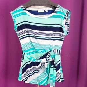 New York & Company Top with front belt